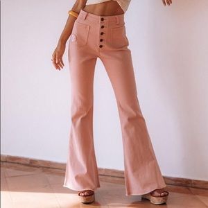 Spell and the Gypsy candy flare jeans bells S EUC